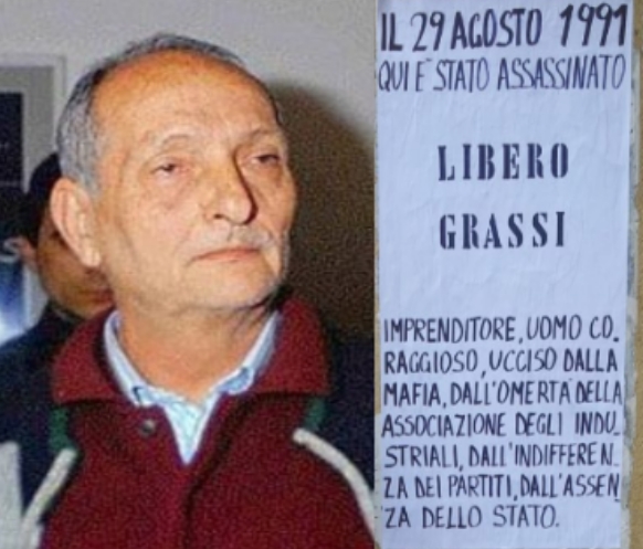 Libero Grassi: il ricordo di Confesercenti a 32 anni dalla morte
