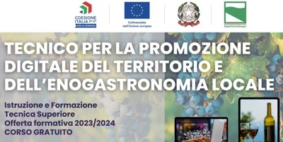 Modena: in partenza, a novembre, il corso gratuito IFTS "Tecnico per la promozione digitale del territorio e dell'enogastronomia locale"