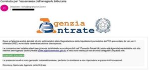 Fisco: proseguono i tentativi di raggiro sul web ai danni dei contribuenti. Questa volta le false e-mail riguardano le liquidazioni periodiche Iva