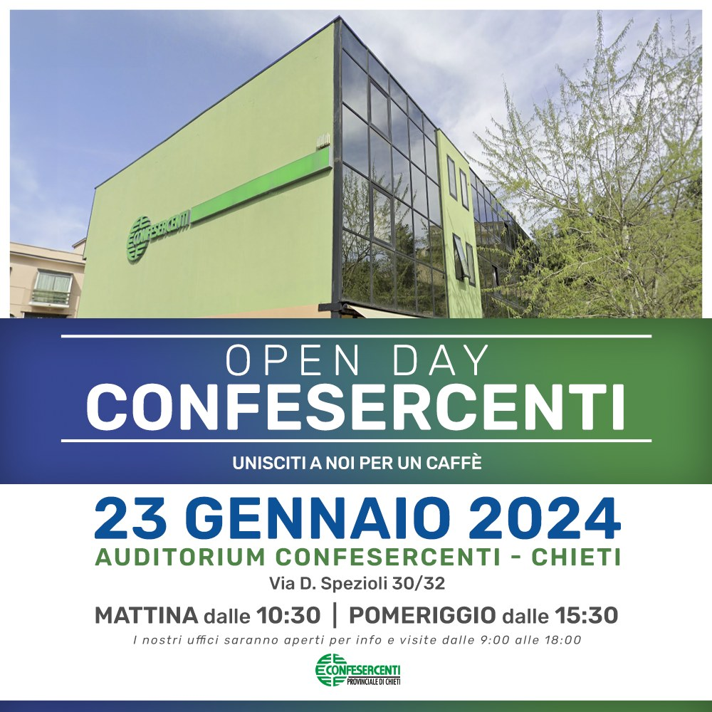 Chieti: Open Day alla sede Confesercenti