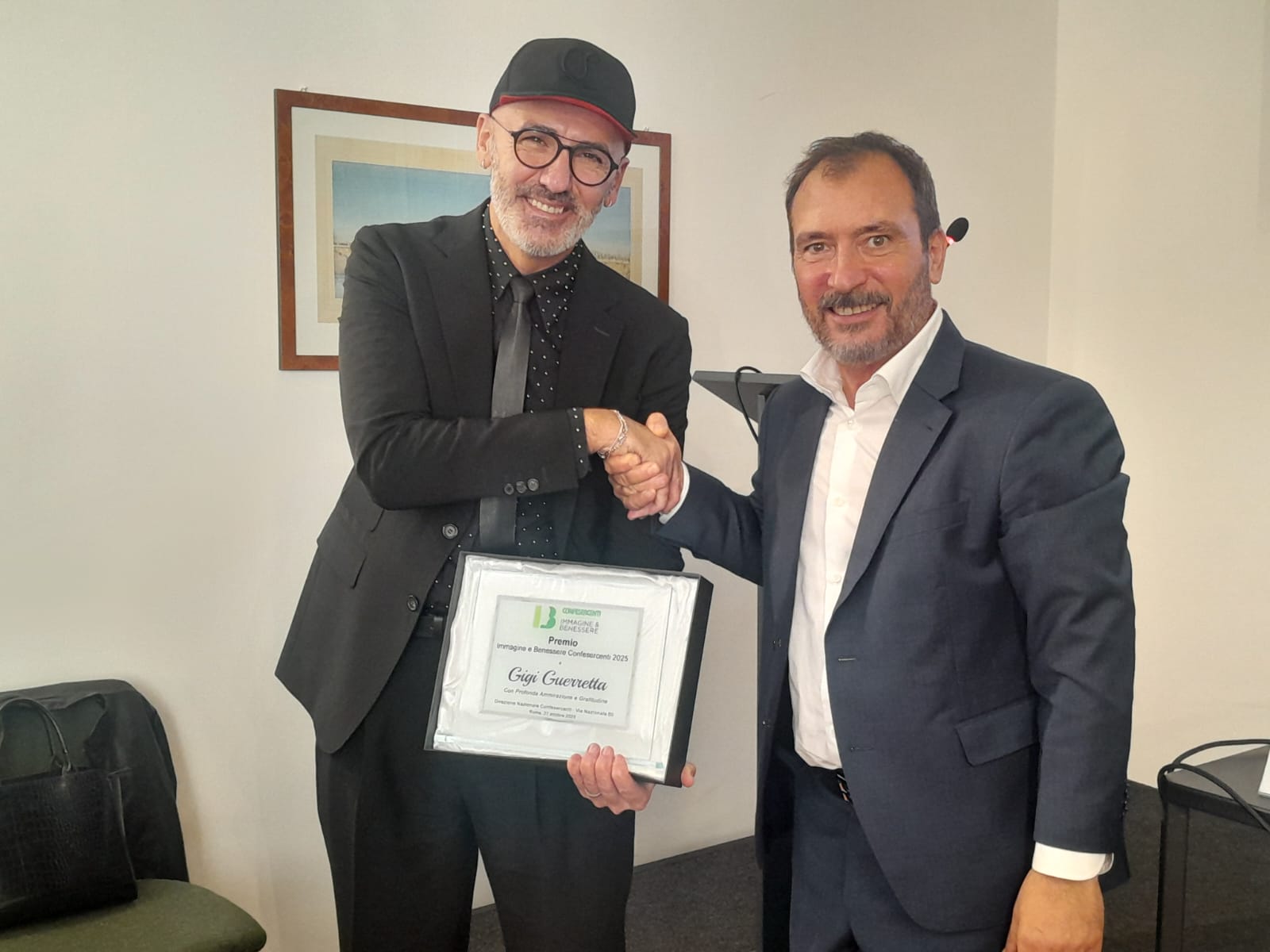 Guerretta premiato da Confesercenti Immagine e Benessere