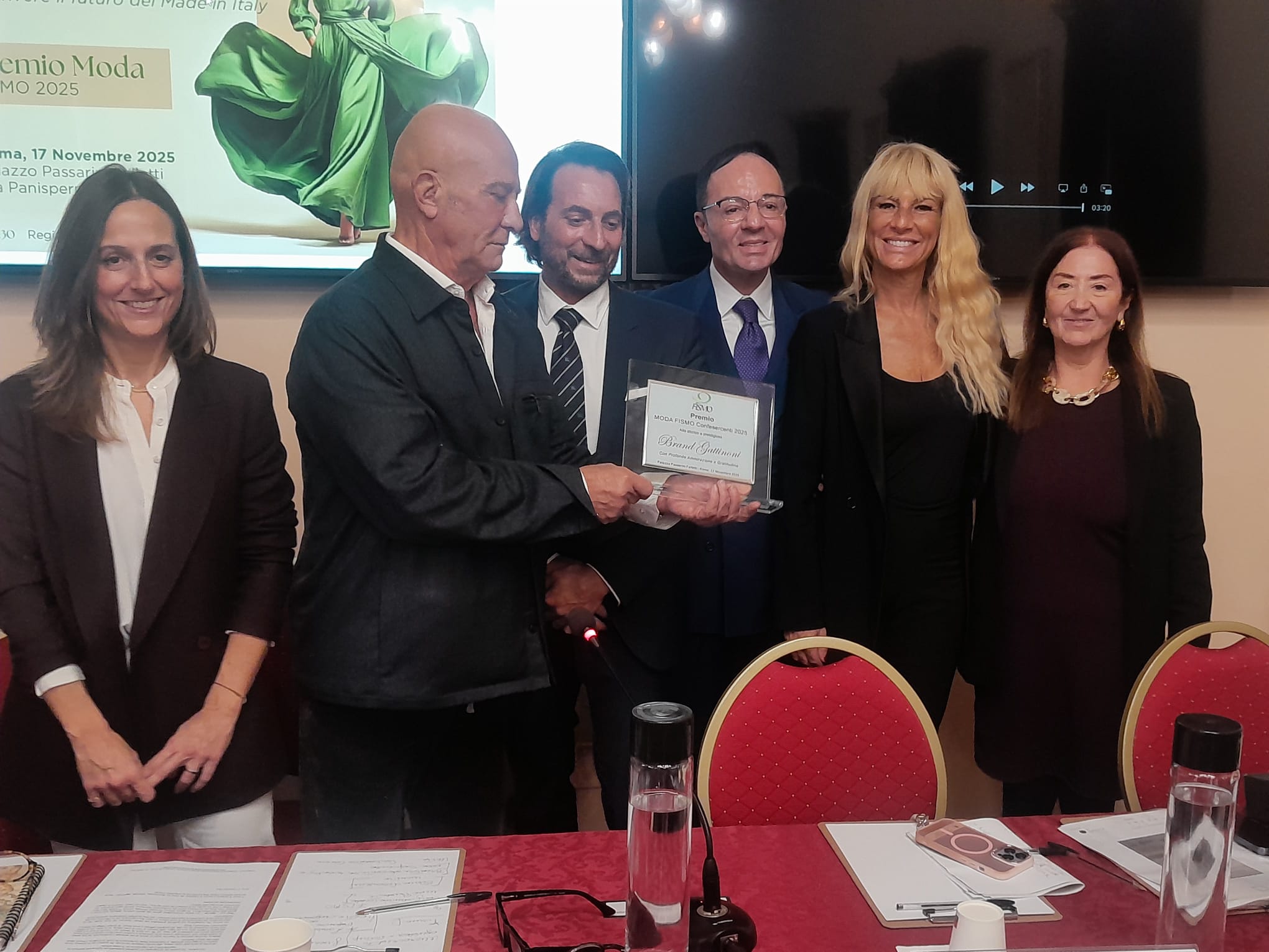 Made in Italy: Premio Moda Fismo Confesercenti 2025 a Gattinoni