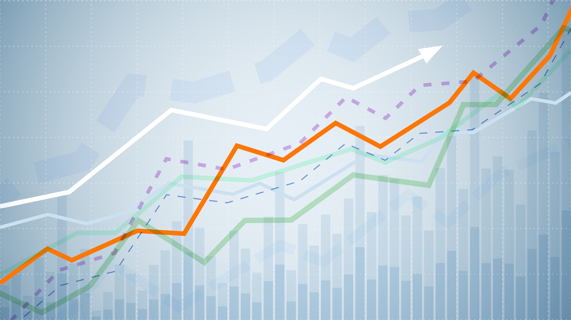 grafico numeri commercio